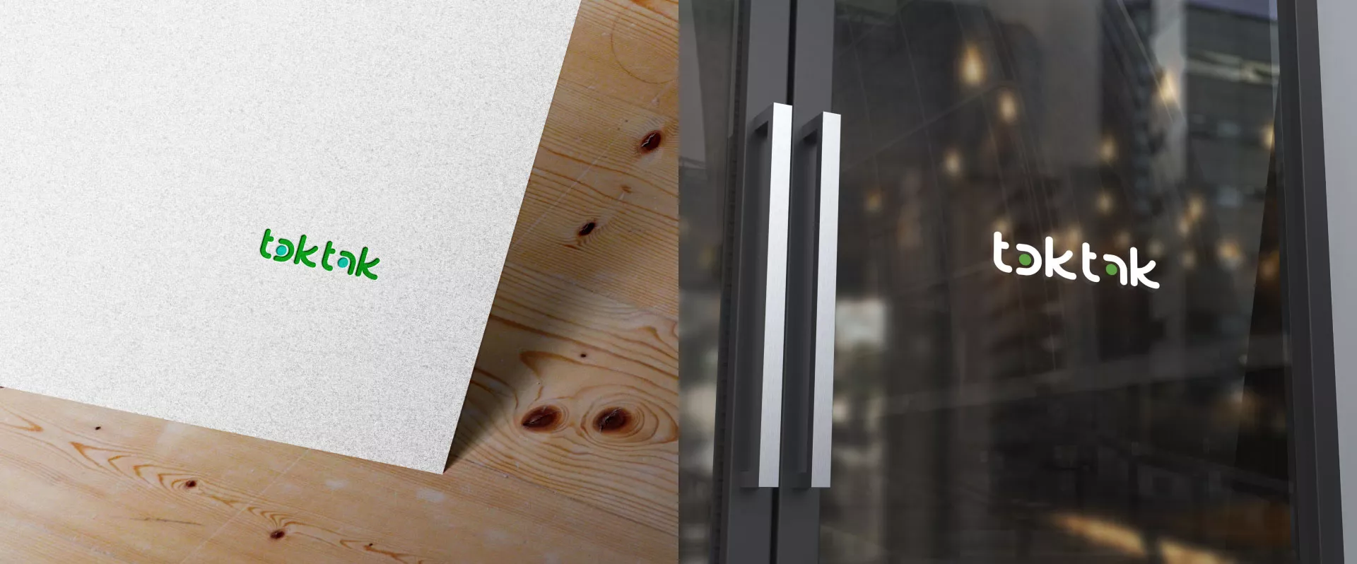 Разработка логотипа компании «Ток-Так» в Электростали