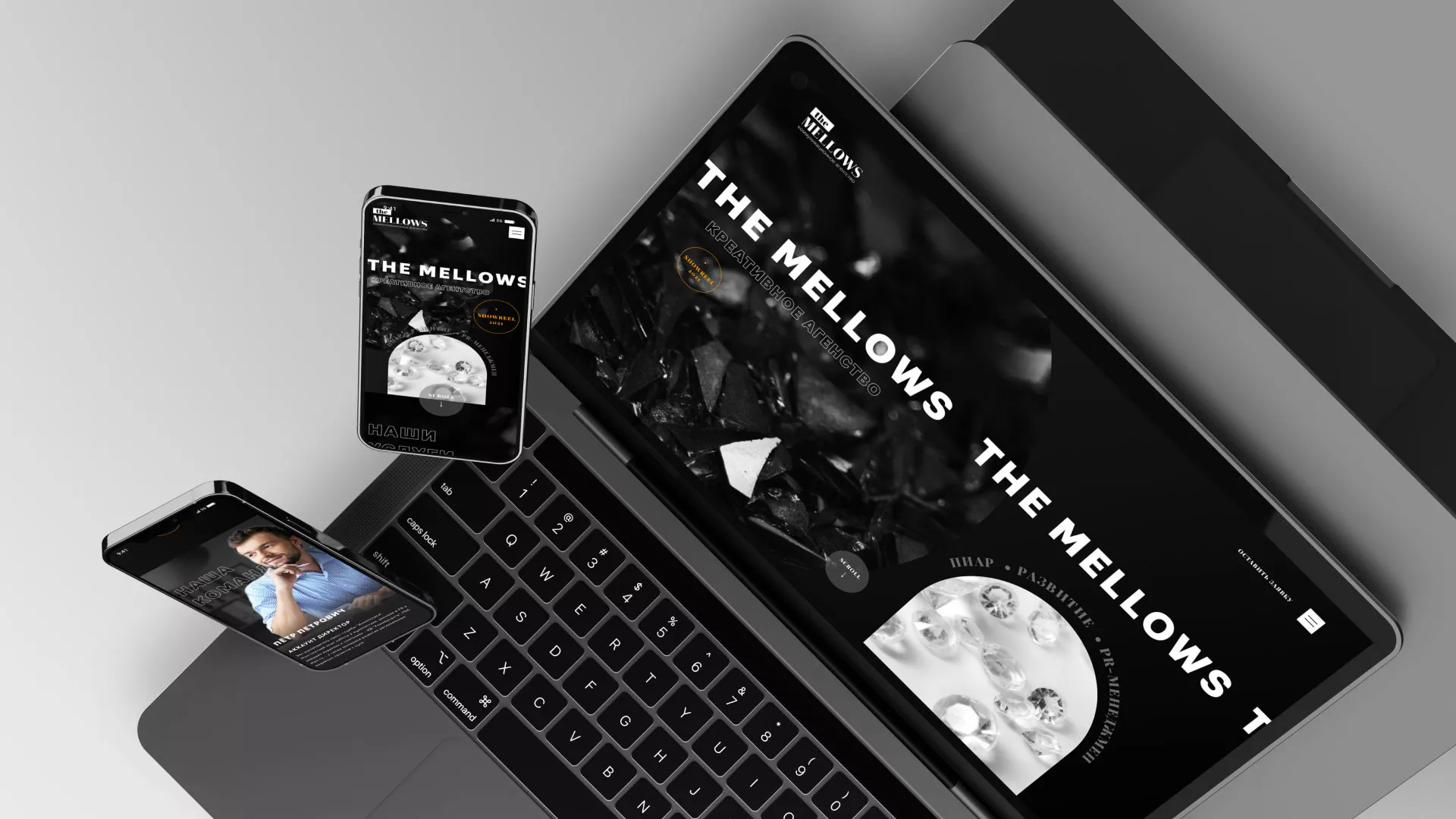 Разработка сайта креативного агентства «The Mellows» в Электростали