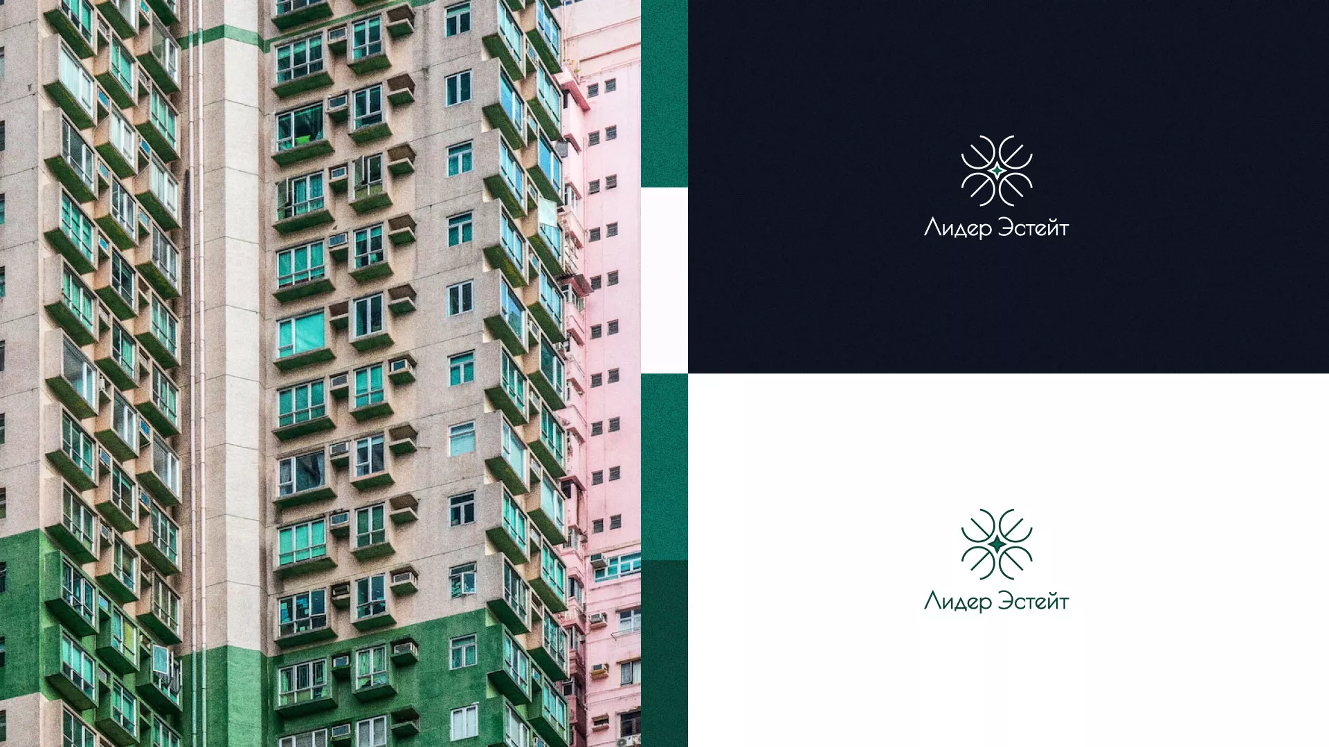 Создание логотипа компании «Лидер Эстейт» в Электростали