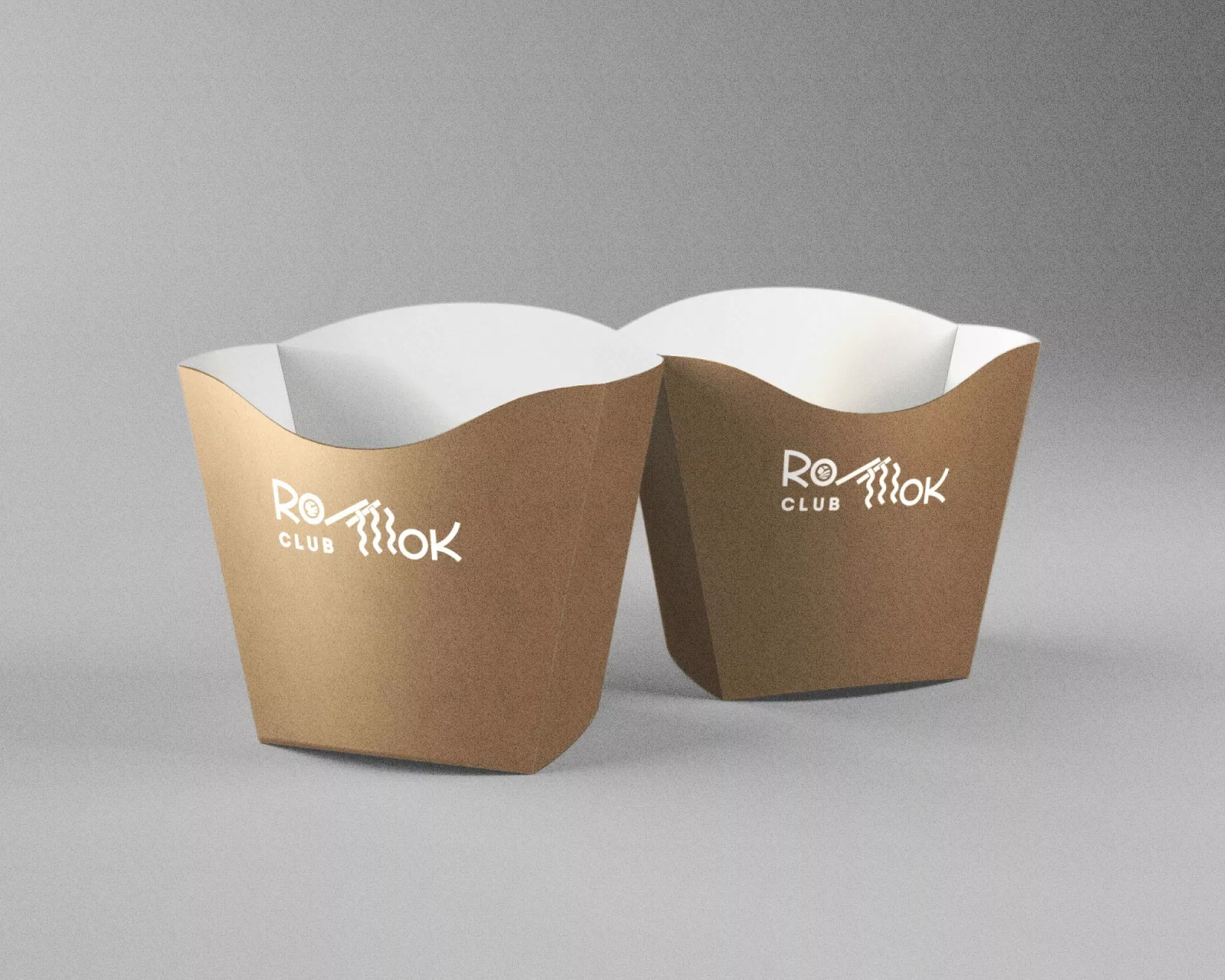 Создание дизайна упаковки суши-бара «Roll Wok Club» в Электростали